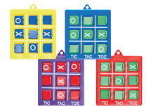Cadeautje - tic tac toe - OXO - set van 4 assorti