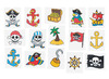 Cadeautje - tattoos piraten - set van 24 assorti