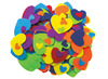 Stickers - vilt - regenboog - hartjes - set van 210 assorti