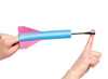 Cadeautje - vliegende vingerraketten - set van 6 assorti