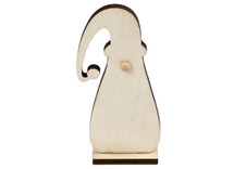 Kerstkabouters - hout - kerstman - kerstvrouw - set van 3