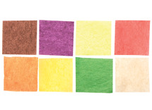 PAPIER - ZIJDEPAPIER - VIERKANT - HERFSTKLEUREN - SET VAN 4000