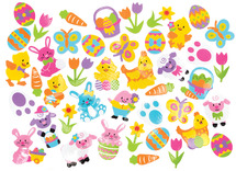 FOAM -STICKERS - PASEN - SET VAN 200 ASSORTI