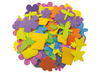 Stickers - foam - bloementuin - set van 200 assorti