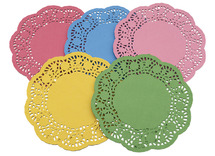 Knutselpapier - kanten onderzetters - 16,5 cm - set van 120