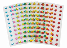 Stickers - holografisch - ster - zelfklevend - decoraties - set van 300