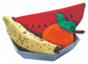 Vellen - vilt - 20x30 cm - textiel - oranje - pak van 10 vellen