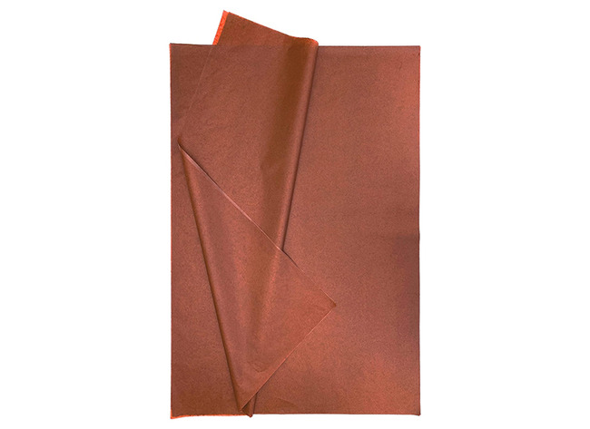 Knutselpapier - zijdepapier - 50 x 70 cm - bruin - pak van 26 vellen