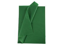 Knutselpapier - zijdepapier - 50 x 70 cm - donkergroen - pak van 26 vellen