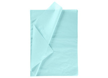Knutselpapier - zijdepapier - 50 x 70 cm - lichtblauw - pak van 26 vellen