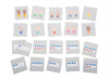 Getalkaarten - tot 10 - wiskunde - karton - set van 55 assorti