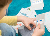 Getalkaarten - tot 10 - wiskunde - karton - set van 55 assorti