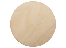 Hout - onderzetters - 11 cm diameter - set van 6