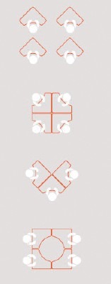 Tafel - Driehoek Afgerond