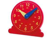 Klok - simultane wijzers - 13 cm diameter - per stuk