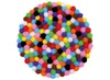 Decoratie - pompons - gekleurd - mini - klein - 1 cm diameter - set van 1000