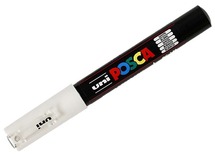 Stiften - verfstiften - Posca PC1MC - wit - per stuk