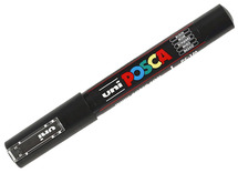 Stiften - verfstiften - Posca PC1MC - zwart - per stuk
