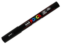 Stiften - verfstiften - Posca PC3M - zwart - per stuk