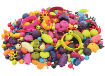 Kralen - juwelen - plastic - set van 500 assorti