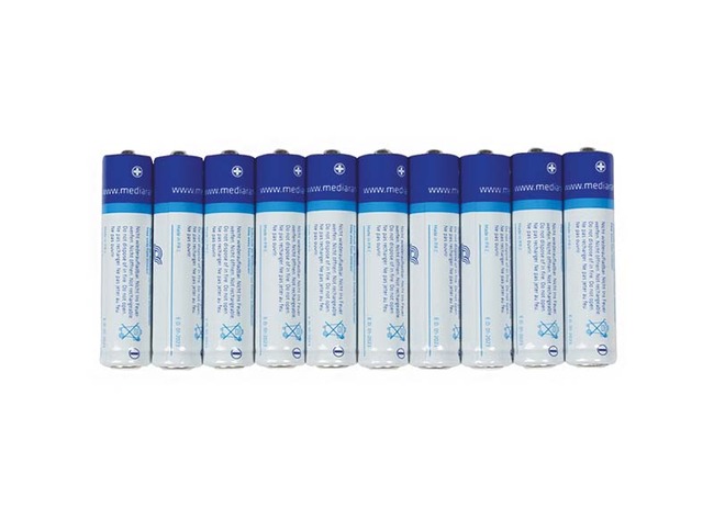 Batterijen - Mediarange AAA - set van 10