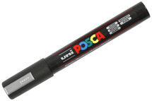 Stiften - verfstiften - Posca PC5M - zilver - per stuk