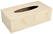 Zakdoeken - zakdoekendoos - hout - per stuk