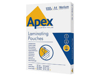 Lamineerhoezen - Apex Medium Duty - 125 micron - A4 - glanzend - budget - set van 100