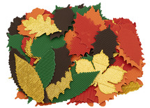 Figuren - golfkarton - bladeren - 12-18 cm - set van 120