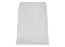 Zakken - papier - kraftpapier - wit - 18 x 38 cm - set van 100