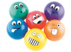 Bal - emotieballen - Spordas Small Emotional Faces - gelaatsuitdrukkingen - set van 6 assorti