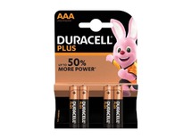 Batterijen - Duracell AAA - set van 4