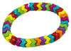 Parels - kralen zigzag - 0,9 cm diameter - rond - set van 100 assorti