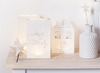 Knutselpapier - lichtzakken - 19 x 11,5 x 7 cm - wit - set van 5