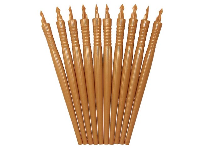 Kraspennen - in plastic - voor kraspapier - set van 10