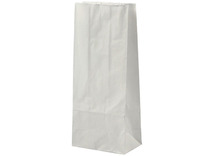 Zakken - kraftpapier - wit - 22 x 6,5 x 9 cm - set van 100