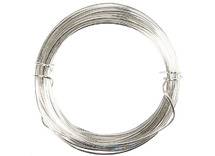 Aluminiumdraad - zilver - 0,06 cm diameter - rol van 10 m - per stuk