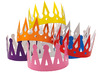 Kronen - verjaardag - gekleurd - set van 12 assorti