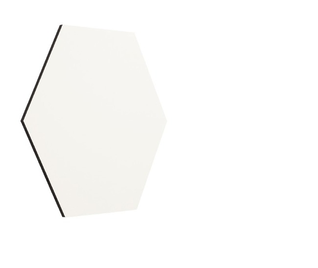 TABLEAU MAGNÉTIQUE HEXAGONAL SANS ENCADREMENT
