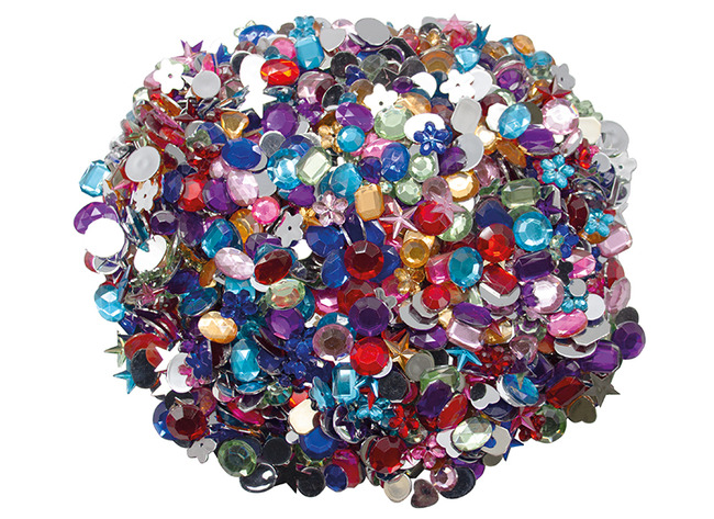 Edelstenen - sierstenen - decoratie - set van 1600 assorti