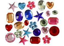 Decoratie - edelstenen - sierstenen - set van 1600 assorti