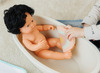 Poppenhuis - poppenaccessoires - Miniland - bad met toebehoren - per set