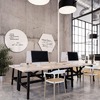 WHITEBOARD - FRAMELESS - ROND - Ø 100 CM