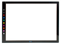 Lichtbord - rechthoekig - A3 - 48 cm breed - verschillende kleuraccenten - kleurvariatie - per stuk