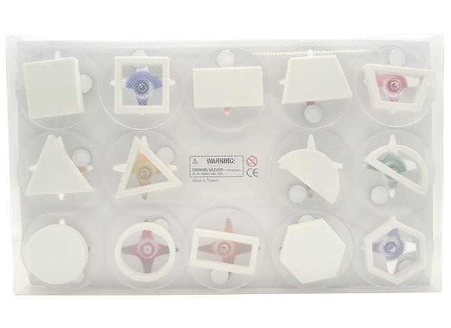 Stempels - Flexipress - geo - set van 14 assorti