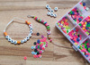Parels - Heishi - 6 mm - fluokleuren - set van 1750 assorti