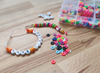 Parels - Heishi - 6 mm - fluokleuren - set van 1750 assorti