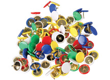 Duimspijkers - gekleurd - set van 100 assorti