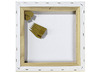Canvas - schilderpaneel - 15 x 15 cm - hout - set van 3