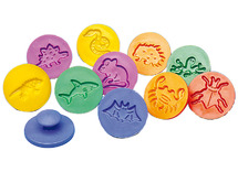 Boetseren - EDX Education - stempels - plastic - set van 12 assorti